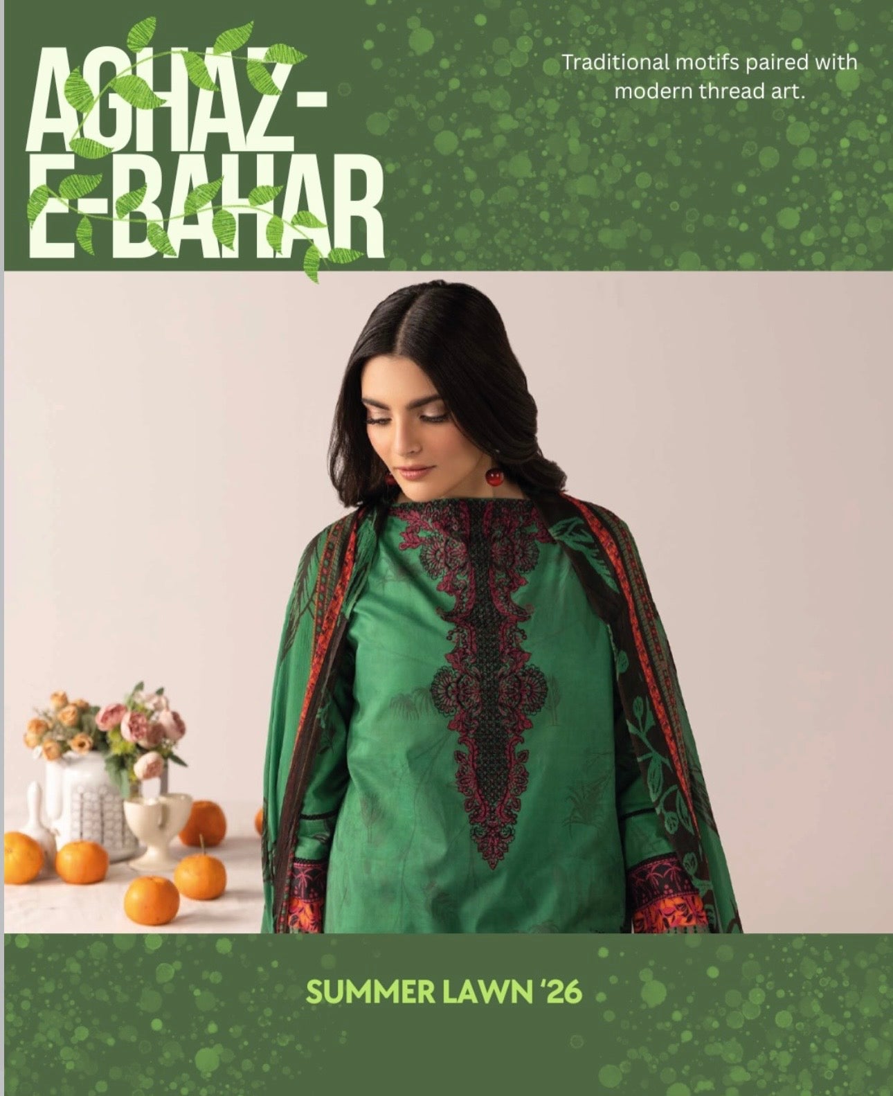 Unstitched Printed & Embroided Lawn -04