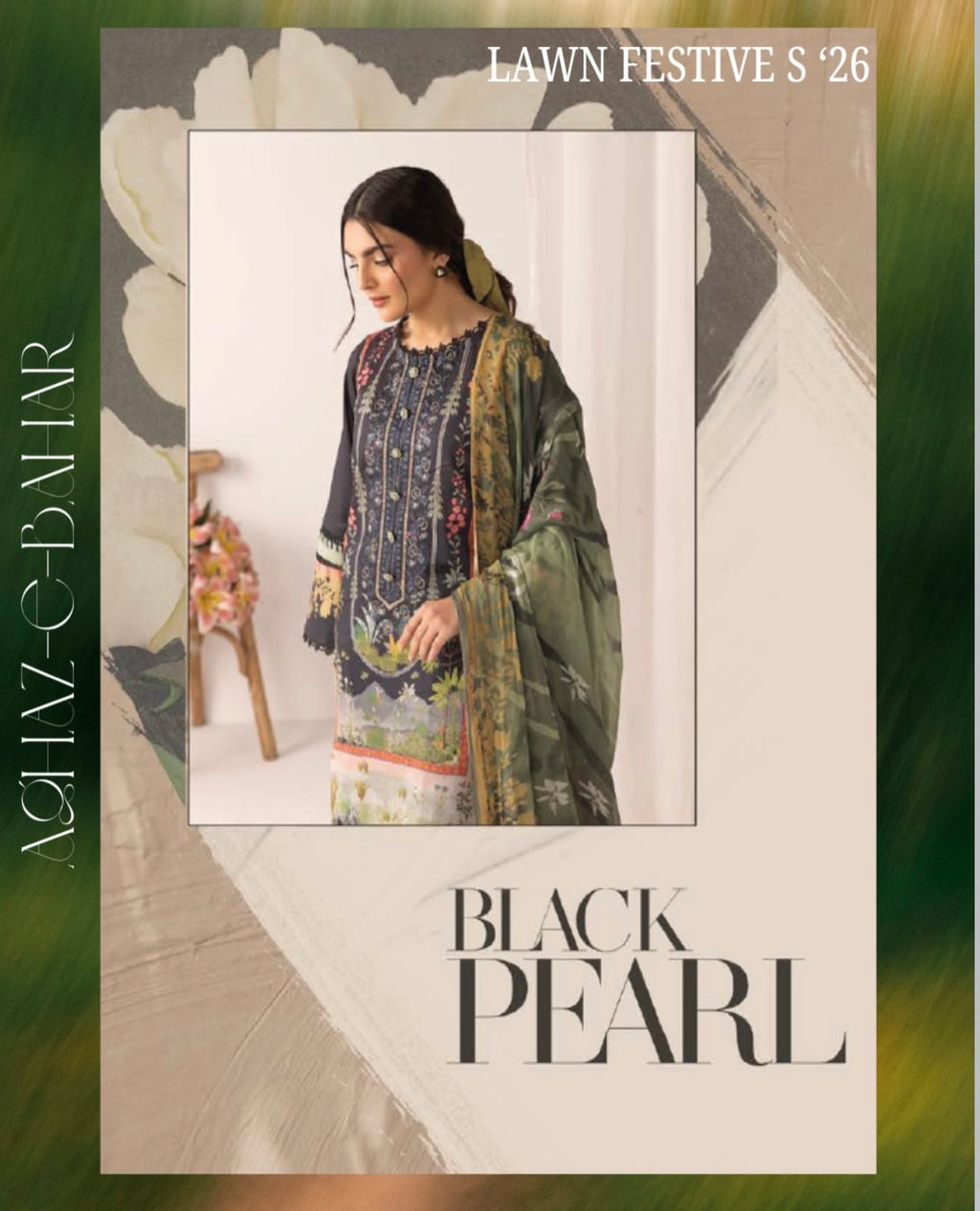 Unstitched Printed & Embroided Lawn -05