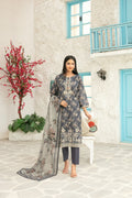Tawakkal Gulin 3pcs Stitched Emb Printed Lawn