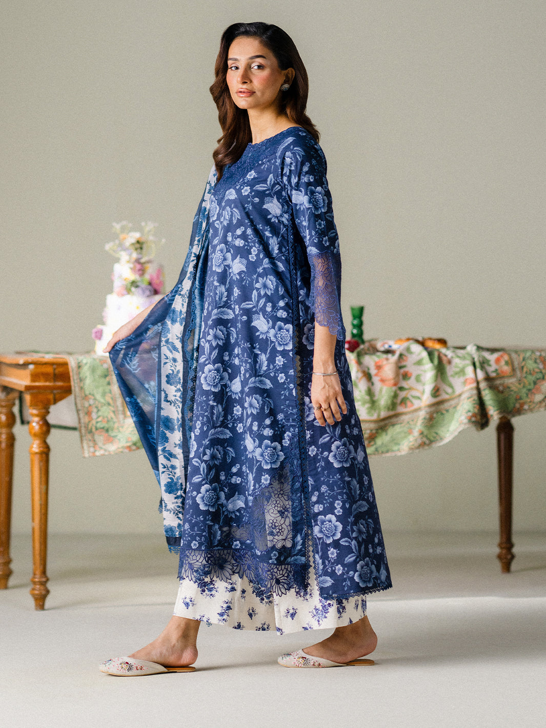 FnF MIDNIGHT MEADOW | 3PC UNSTITCHED