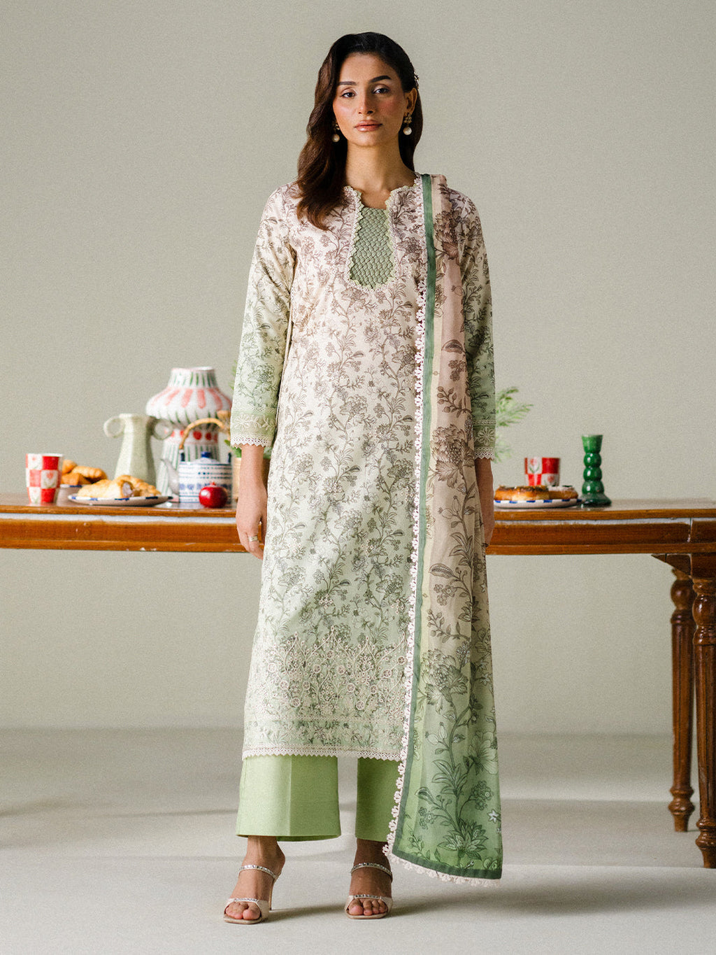 FnF SAGE WHISPER | 3PC UNSTITCHED
