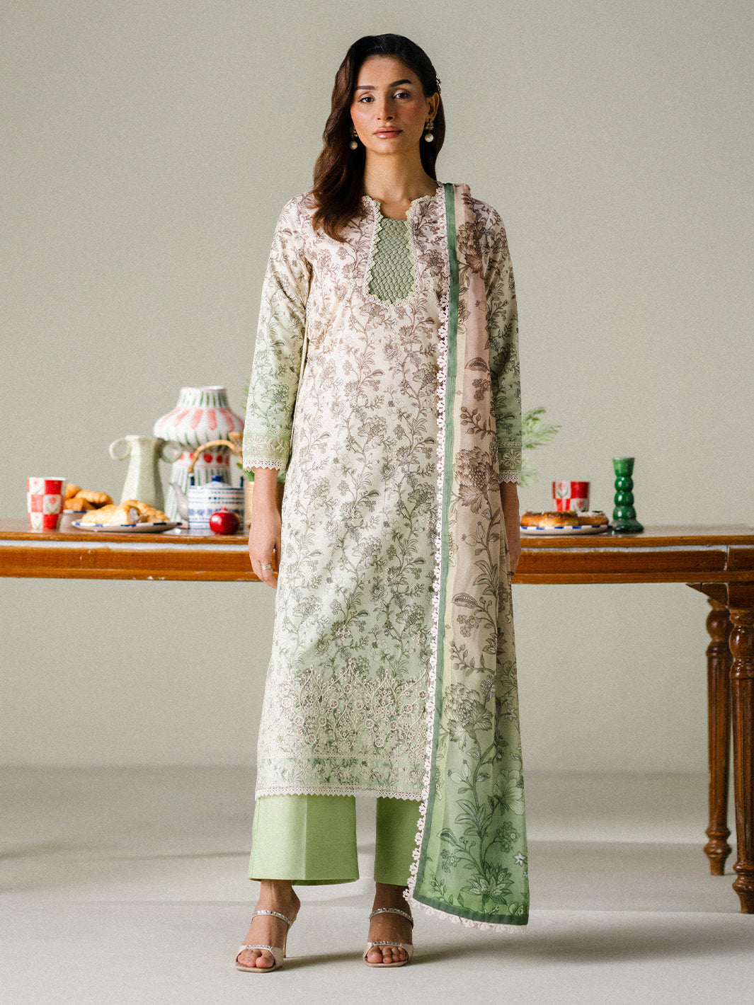 FnF SAGE WHISPER | 3PC UNSTITCHED