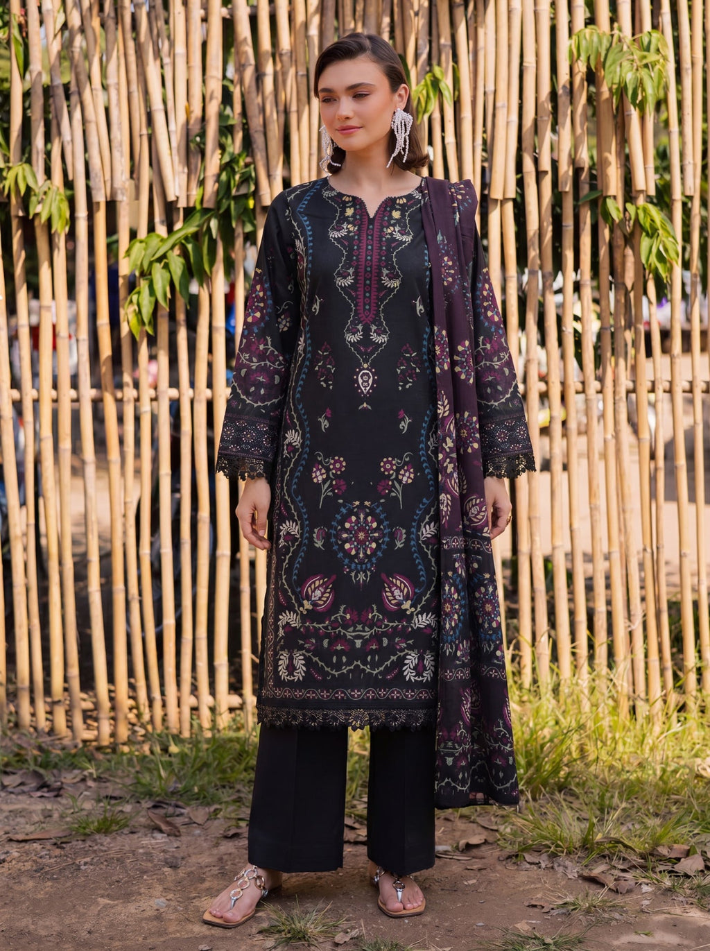 SAFWA 3-PIECE UNSTITHED LAWN COLLECTION