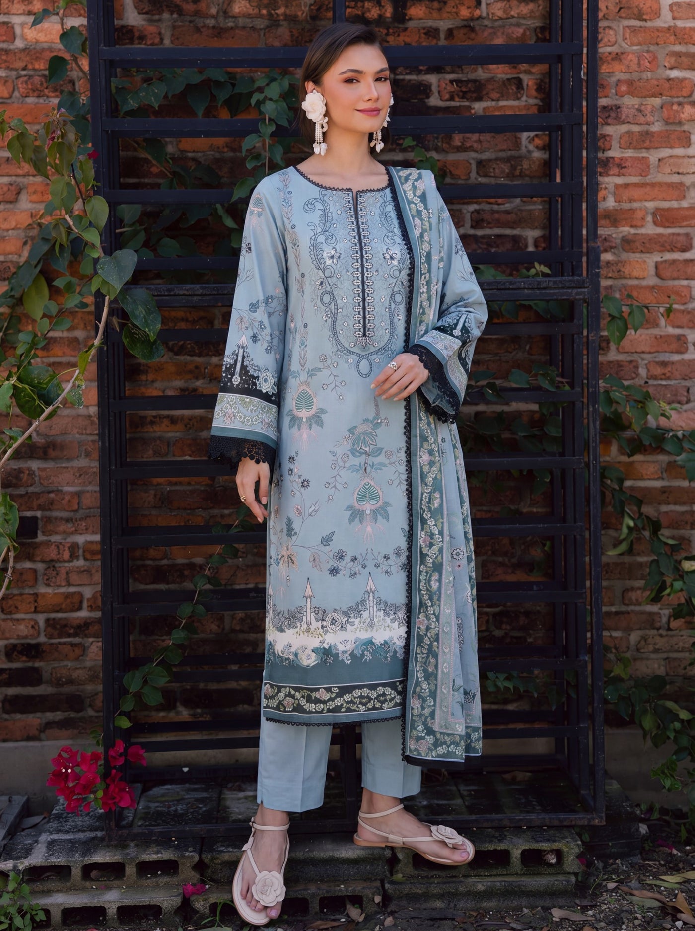 SAFWA 3-PIECE UNSTITHED LAWN COLLECTION