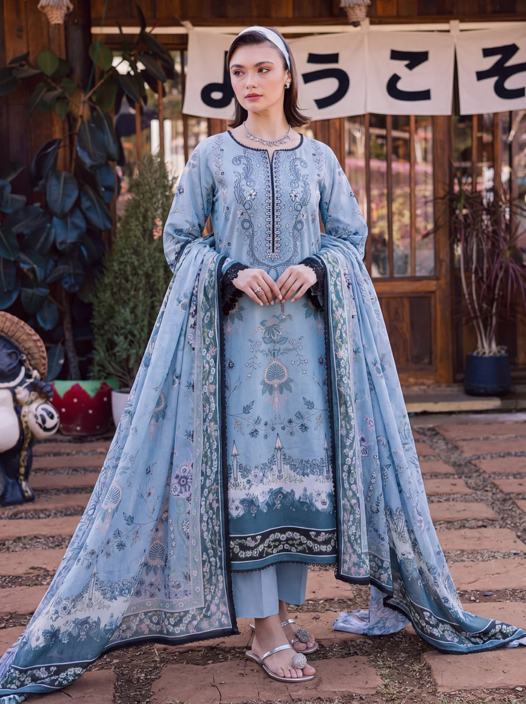 SAFWA 3-PIECE UNSTITHED LAWN COLLECTION
