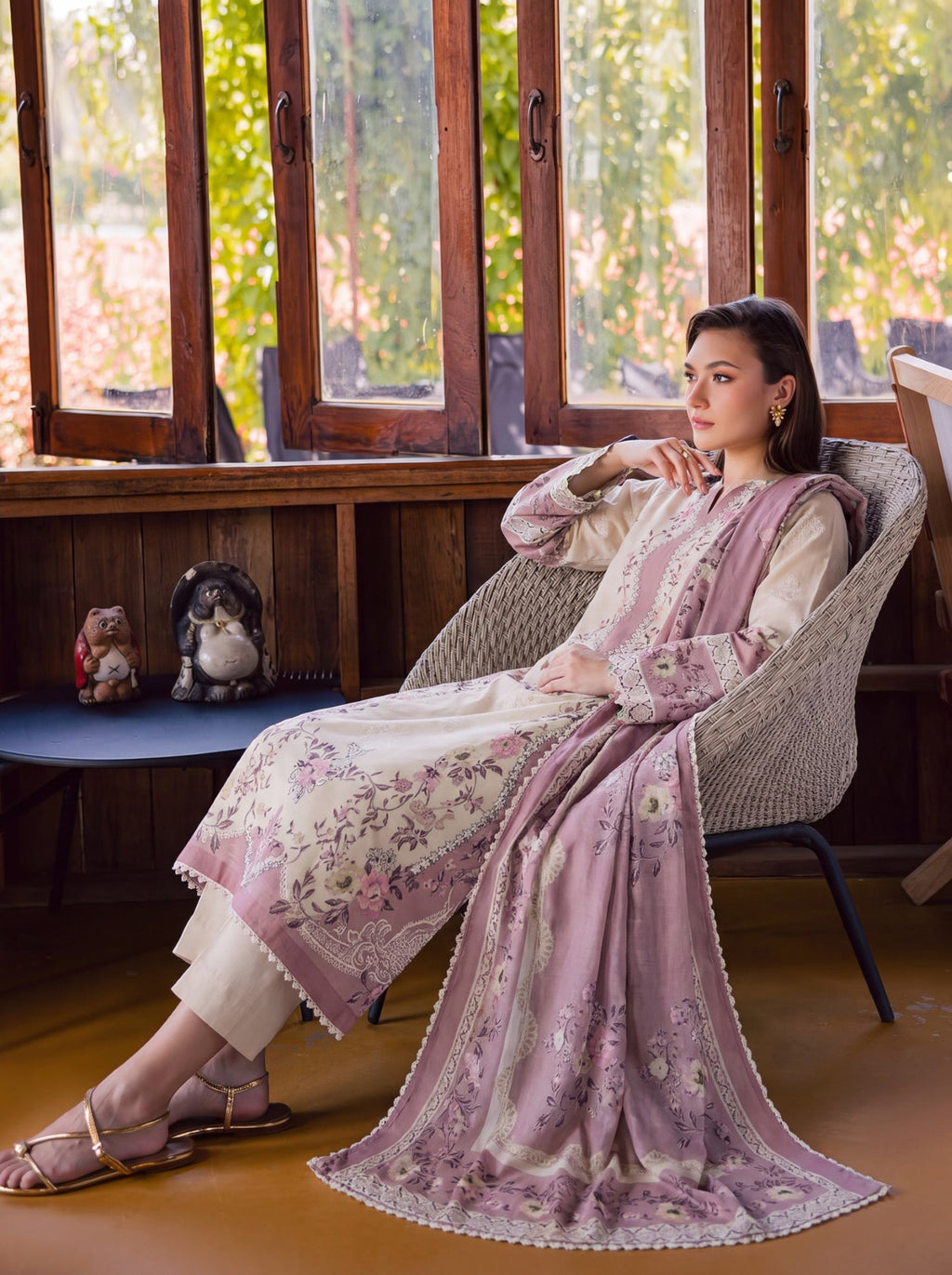 SAFWA 3-PIECE UNSTITHED LAWN COLLECTION