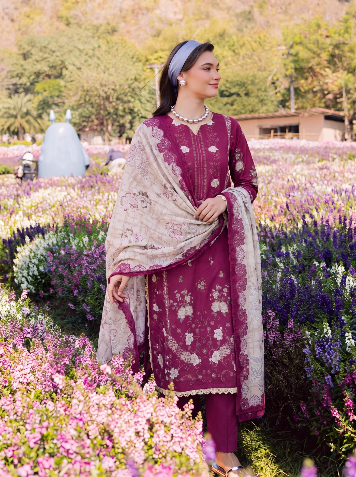 SAFWA 3-PIECE UNSTITHED LAWN COLLECTION