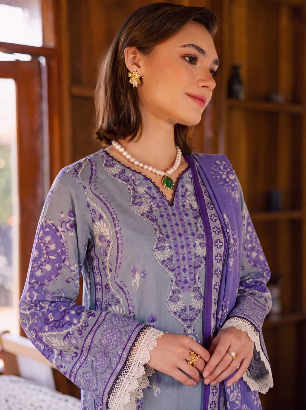 SAFWA 3-PIECE UNSTITHED LAWN COLLECTION