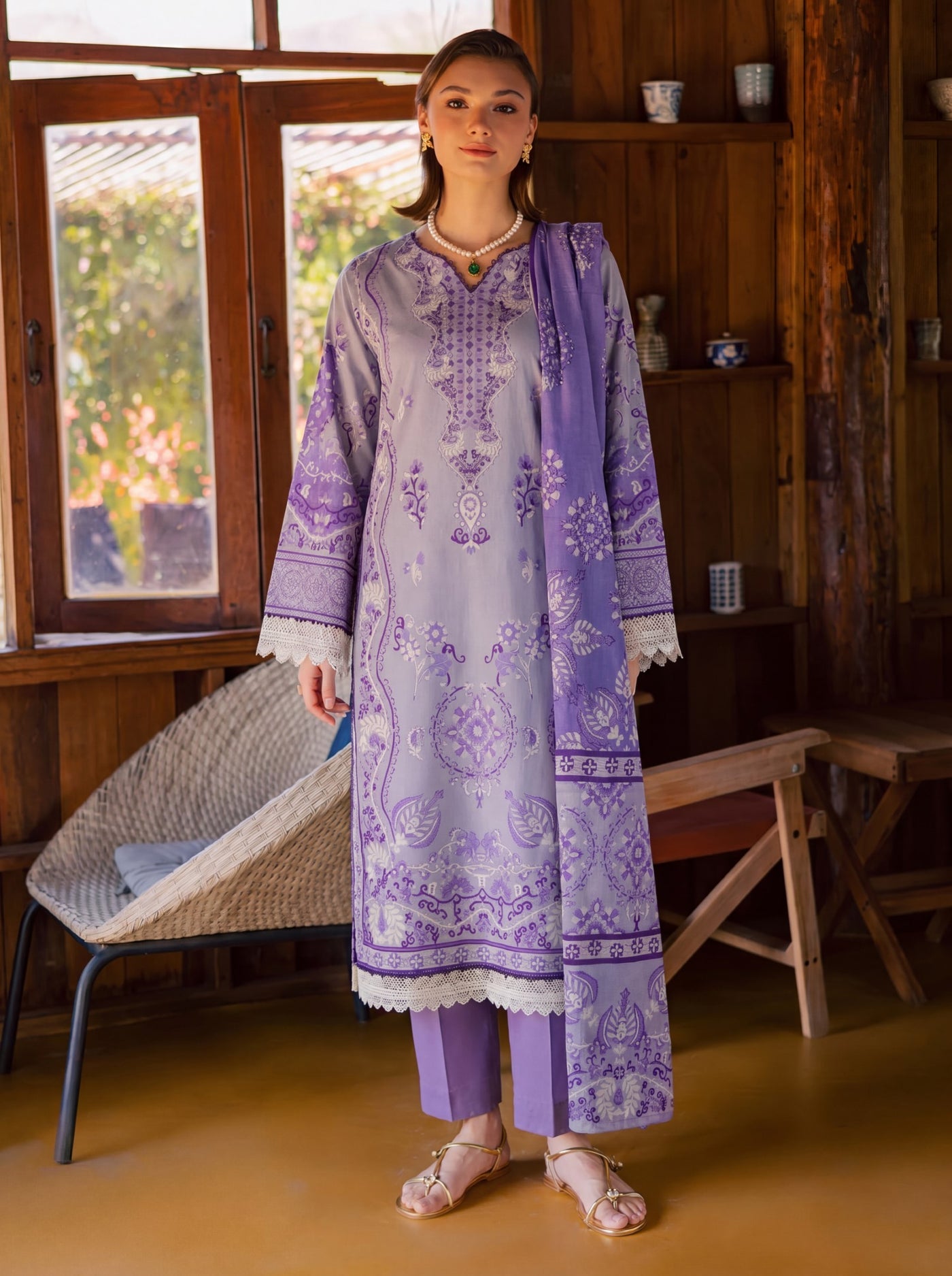 SAFWA 3-PIECE UNSTITHED LAWN COLLECTION
