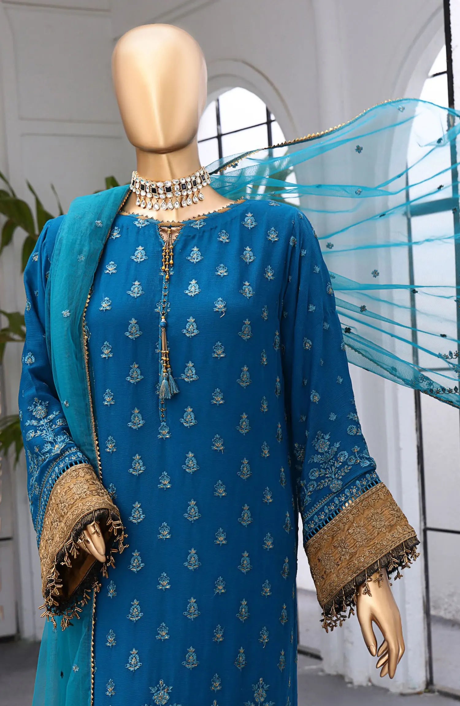 HZ Cortesia Un-stitched Chiffon Luxury Collection ARURITE Sf-03