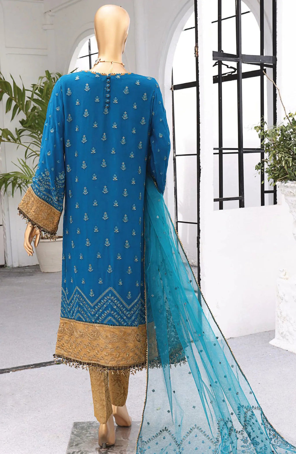 HZ Cortesia Un-stitched Chiffon Luxury Collection ARURITE Sf-03